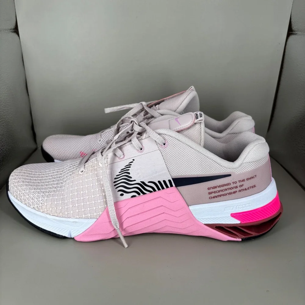 Nike Metcon 9 Womens Training Shoes Pink Fuchsia DO9327-600 Size 11